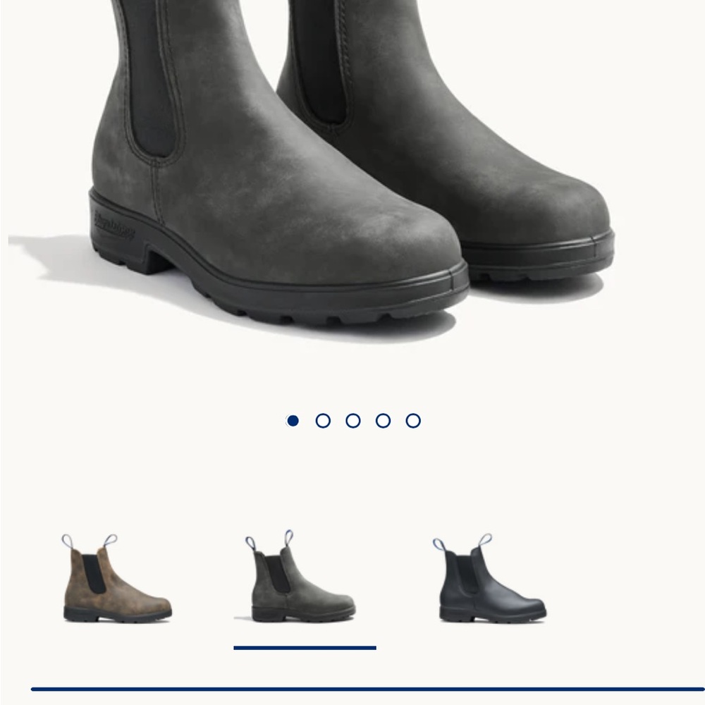 Blundstone Gray Ankle Boots